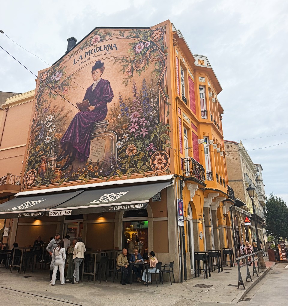 Mural en homenaje a Manuela Barreiro Pico
